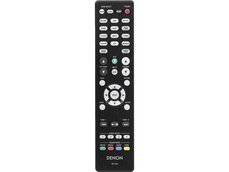 Denon AVR-X2300W 7.2-channel home theater receiver with Wi-Fi