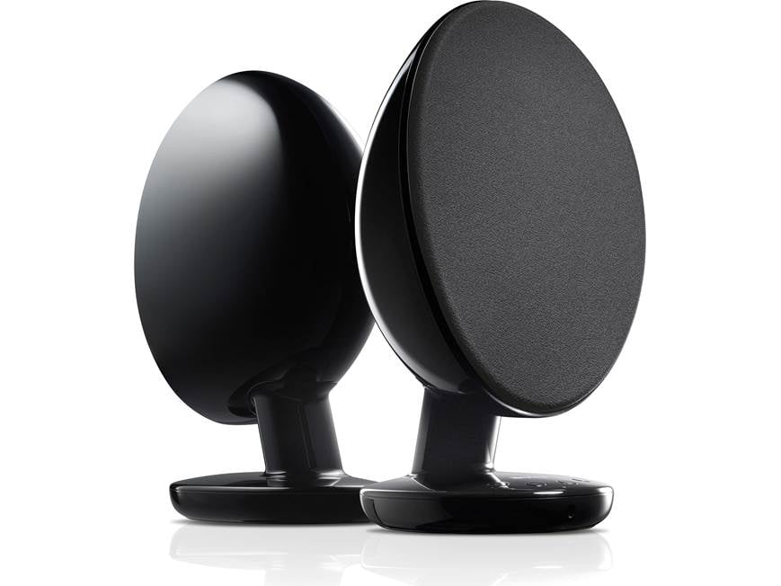 KEF EGG (Black) Powered desktop speakers with Bluetooth® (Black