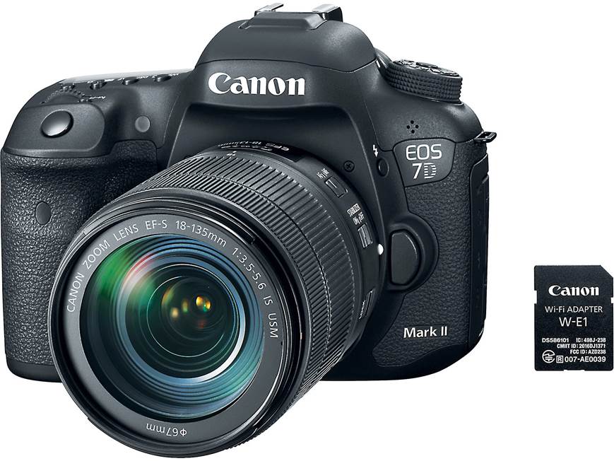 Canon EOS 7D Mark II Wi-Fi® Kit 20.2-megapixel DSLR camera with