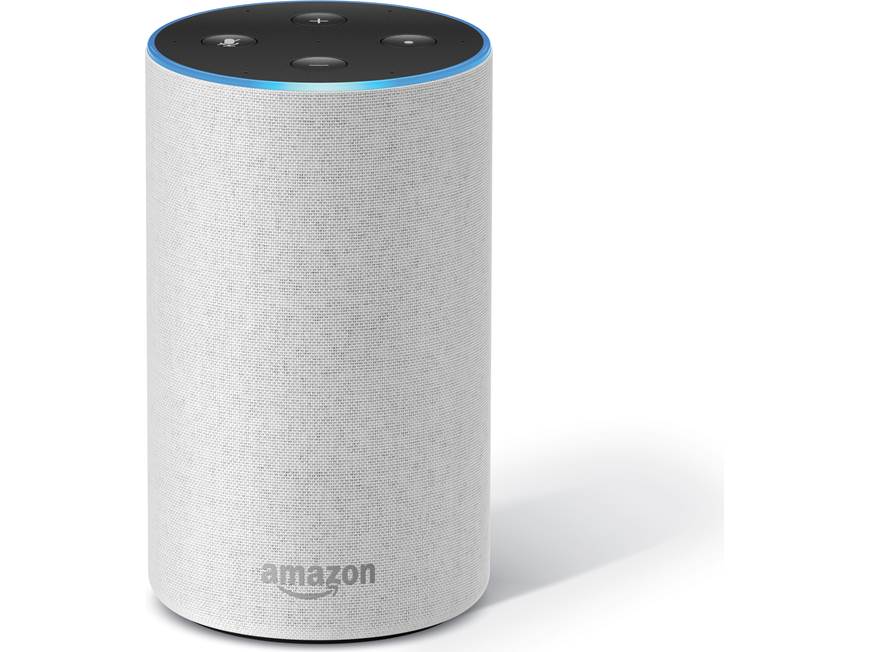 Amazon Echo (2nd Generation) (Sandstone Fabric) Voice-activated