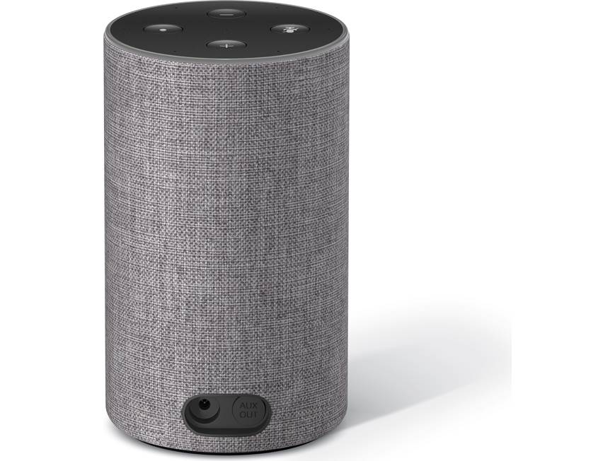 Amazon Echo (2nd Generation) (Heather Grey Fabric) Voice-activated