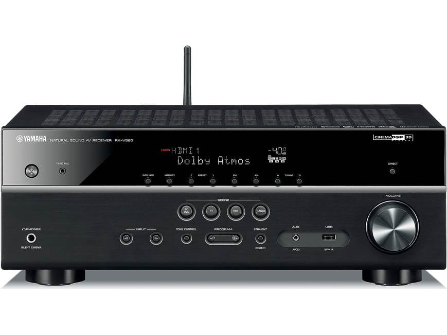 Yamaha RX-V583 7.2-channel home theater receiver with Wi-Fi