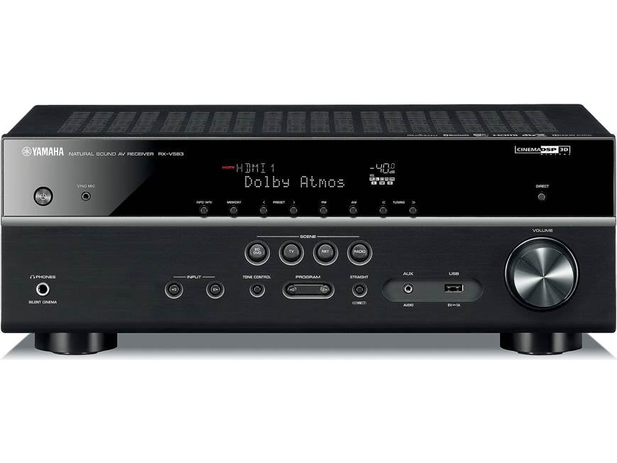Yamaha RX-V583 7.2-channel home theater receiver with Wi-Fi