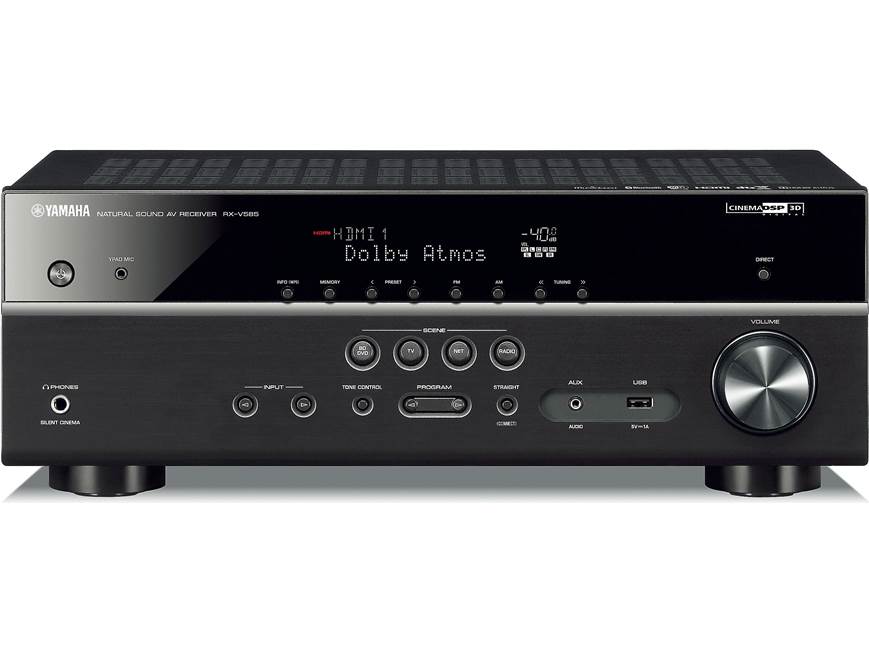 Yamaha RX-V585 7.2-channel home theater receiver with Wi-Fi
