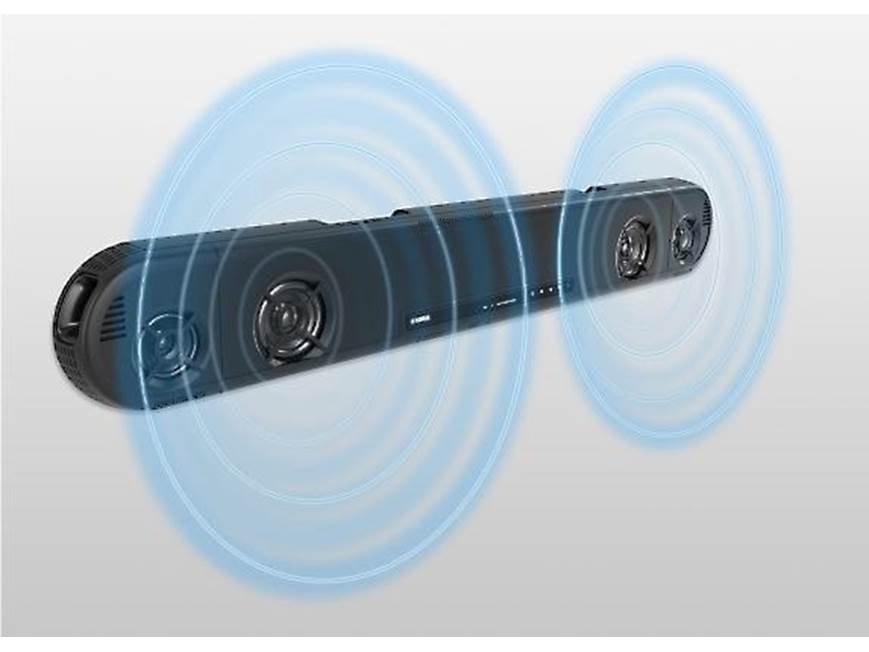Yamaha YAS-108 Powered sound bar with built-in subwoofers, 4K/HDR