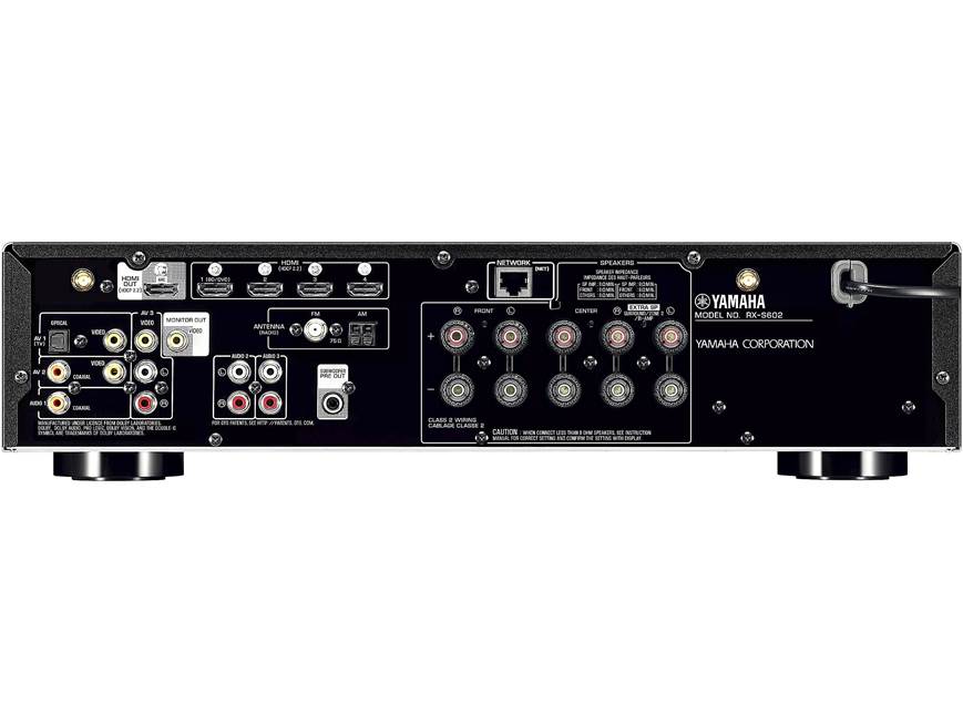 Yamaha RX-S602 5.1-channel slimline home theater receiver with Wi