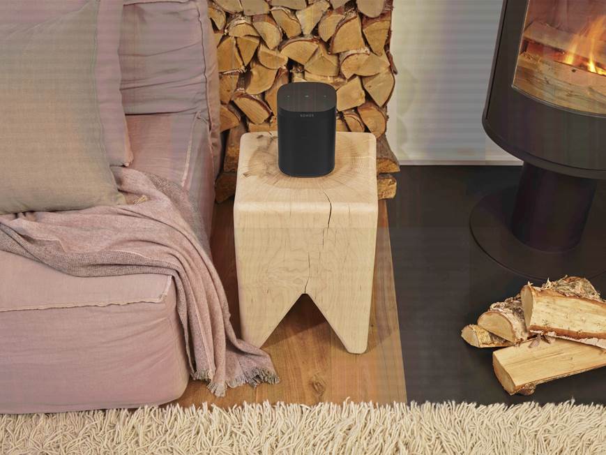 Sonos One SL (Black) Wireless streaming music speaker with Apple