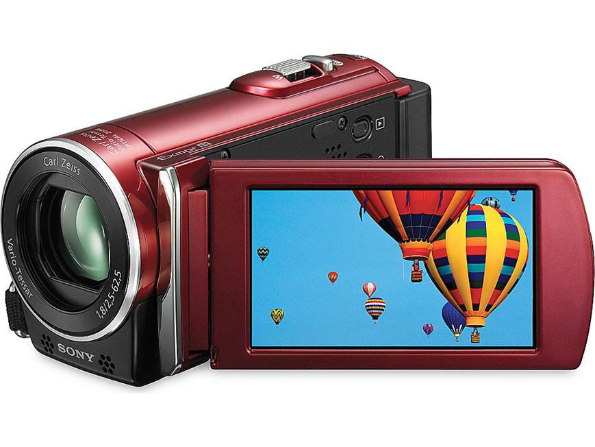Sony HDR-CX150 Handycam® (Red) High-definition camcorder with 16GB