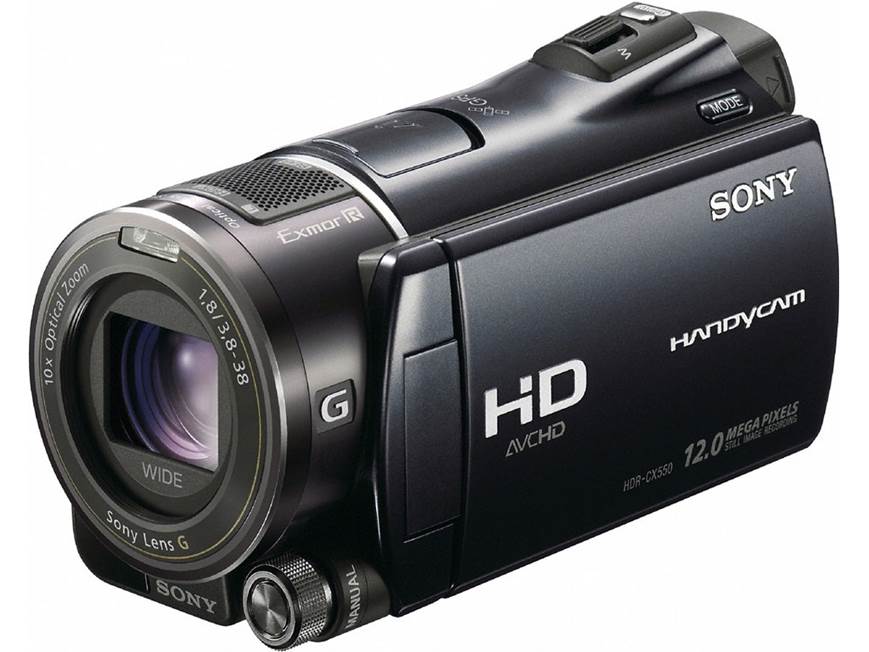 Sony HDR-CX550V Handycam® HD camcorder with built-in GPS receiver