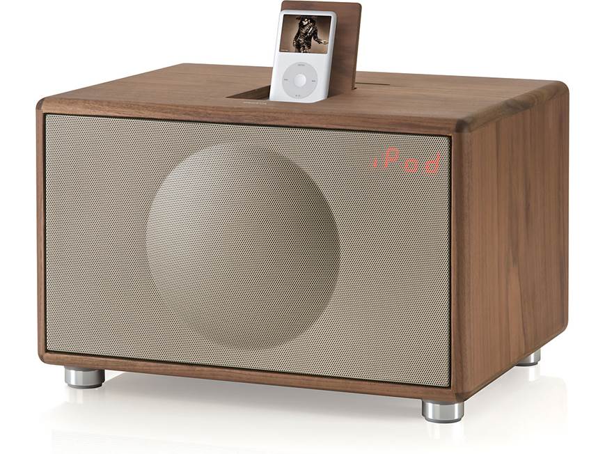 Geneva Sound System Model L (Walnut) CD player/radio with iPod