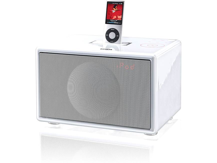 Geneva Sound System Model S (White) Clock Radio with dock for iPod