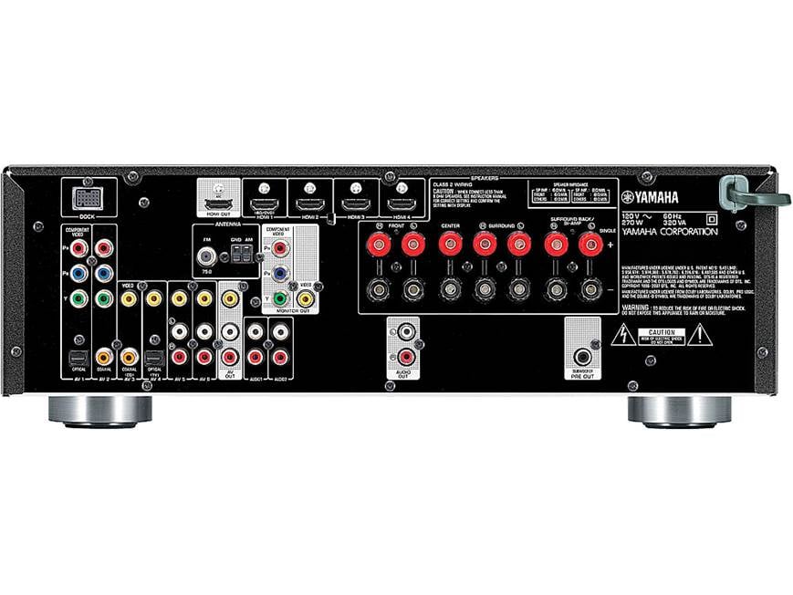 Yamaha RX-V567 Home theater receiver with 3D-ready HDMI switching