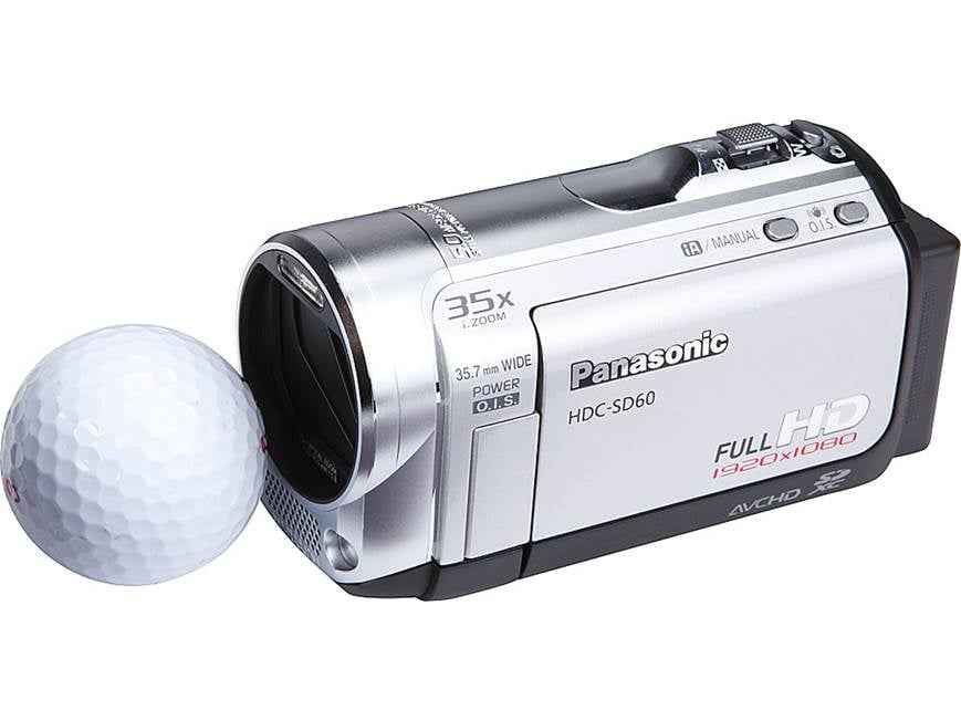 Panasonic HDC-SD60 (Silver) HD camcorder with 25X optical zoom