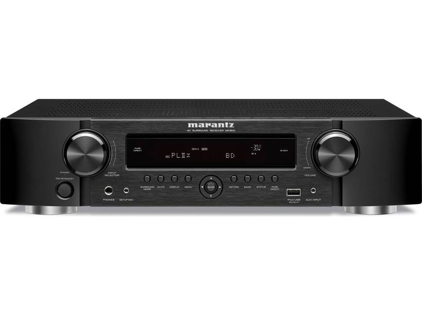 Marantz NR1601 Home theater receiver with 3D-ready HDMI switching