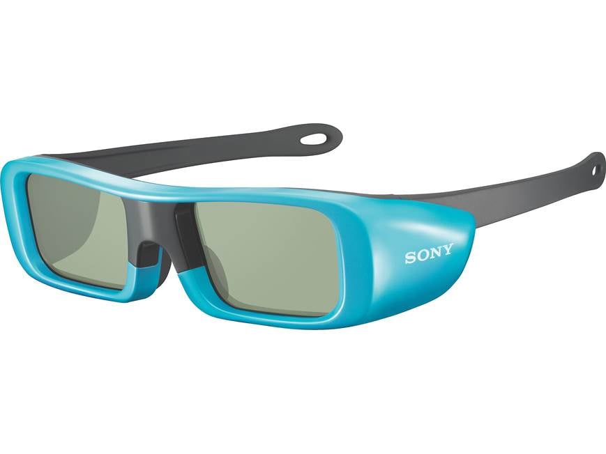 Sony TDG-BR50 (Blue) Children's 3D Active Glasses with non