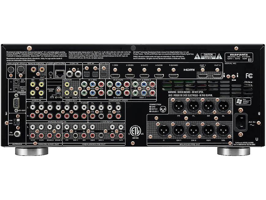 Marantz AV7005 Home theater preamp/processor at Crutchfield