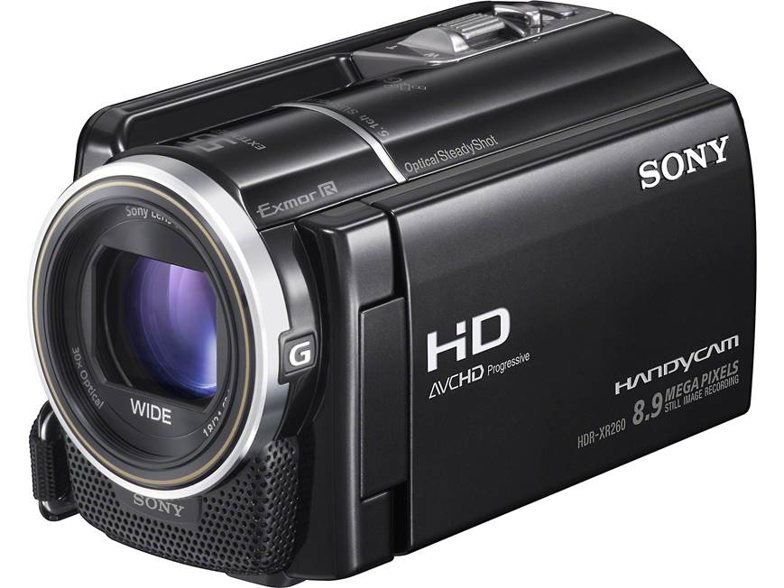 Sony HDR-XR260V High-definition camcorder with 160GB internal hard