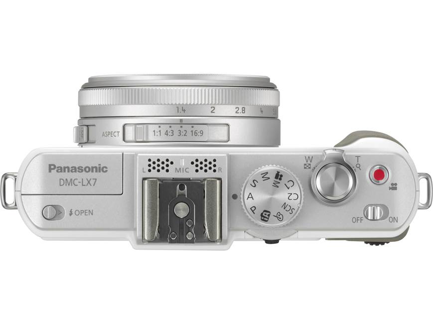 Panasonic Lumix® DMC-LX7 (White) 10.1-megapixel digital camera