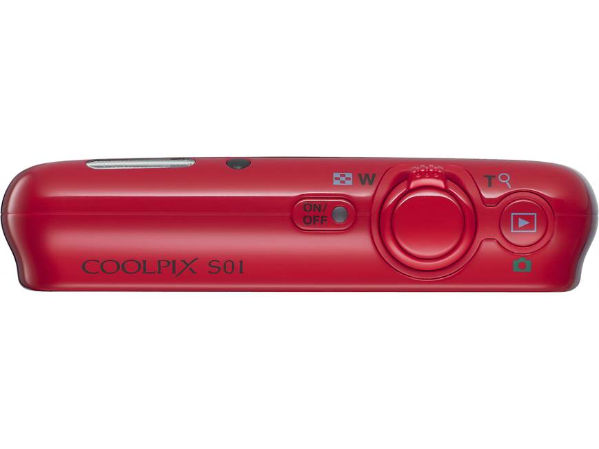 Nikon Coolpix S01 (Red) Ultra-compact 10.1-megapixel digital