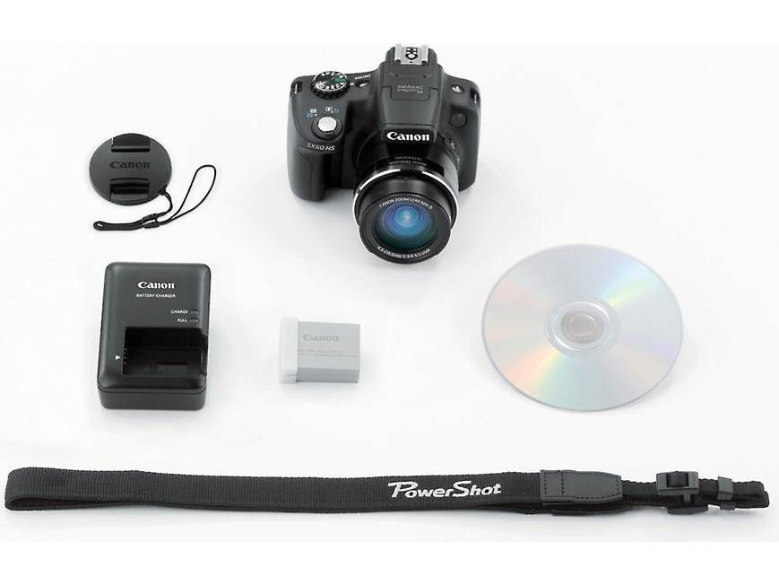 Canon PowerShot SX50 HS 12.1-megapixel digital camera with 50X