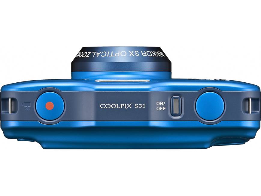 Nikon Coolpix S31 (Blue) 10.1-megapixel waterproof digital camera