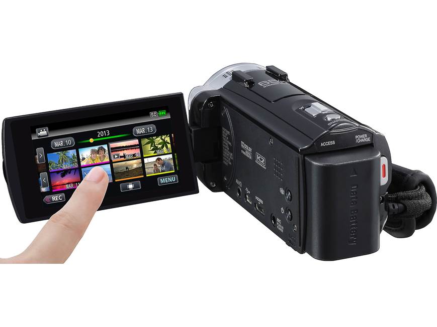 JVC Everio GZ-EX555 38X optical zoom HD camcorder with Wi-Fi® and