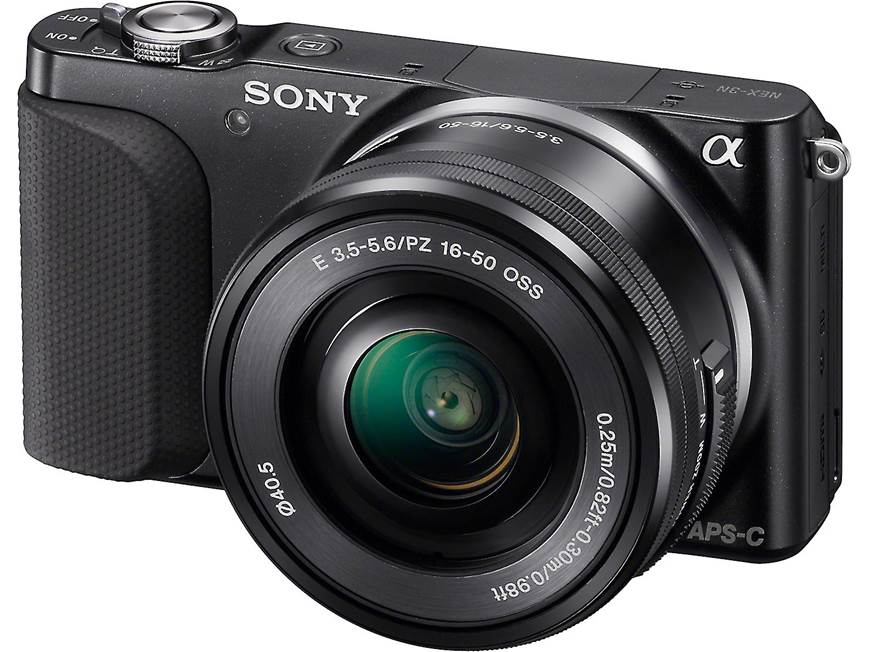 Sony Alpha NEX-3N (Black) 16-megapixel digital camera with 180
