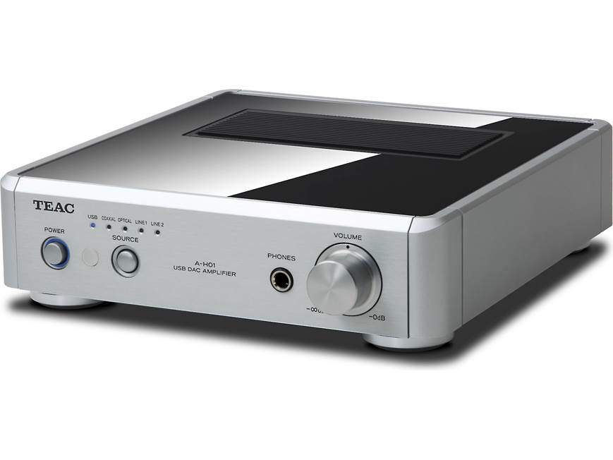 TEAC A-H01 (Silver) Stereo integrated amplifier with built-in DAC