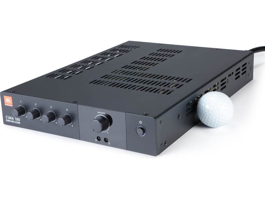 JBL CSMA 180 4-input commercial mixer/amplifier — 80W x 1 at 70V