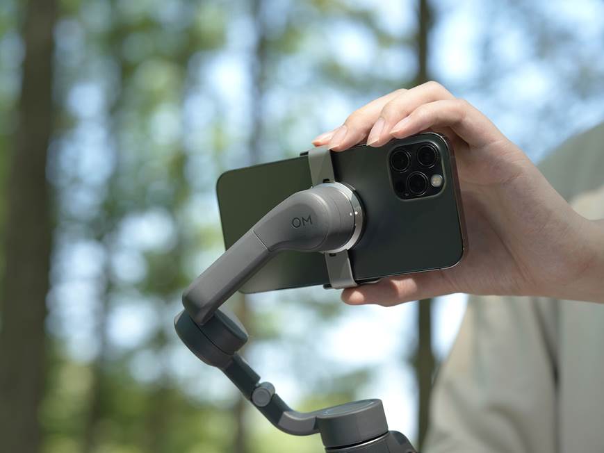 DJI Osmo Mobile 6 Handheld gimbal mount for smartphones at Crutchfield