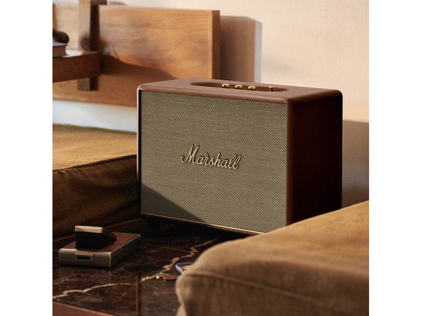 Marshall Woburn III (Brown) Powered Bluetooth® speaker with HDMI