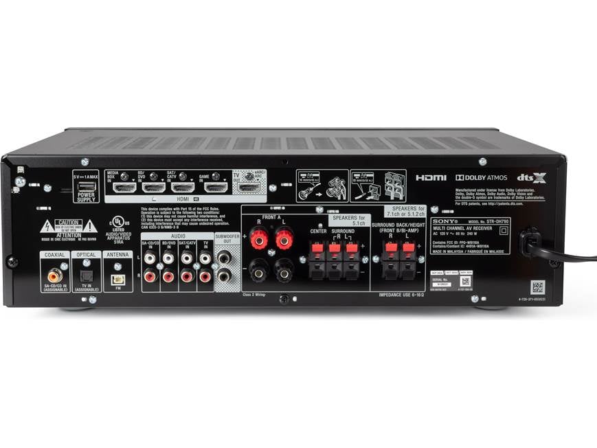 Sony STR-DH790 7.2-channel receiver with Bluetooth®, Dolby Atmos