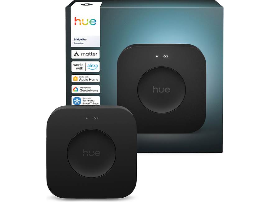 Philips Hue Bridge Pro Smart home hub for Hue systems at Crutchfield