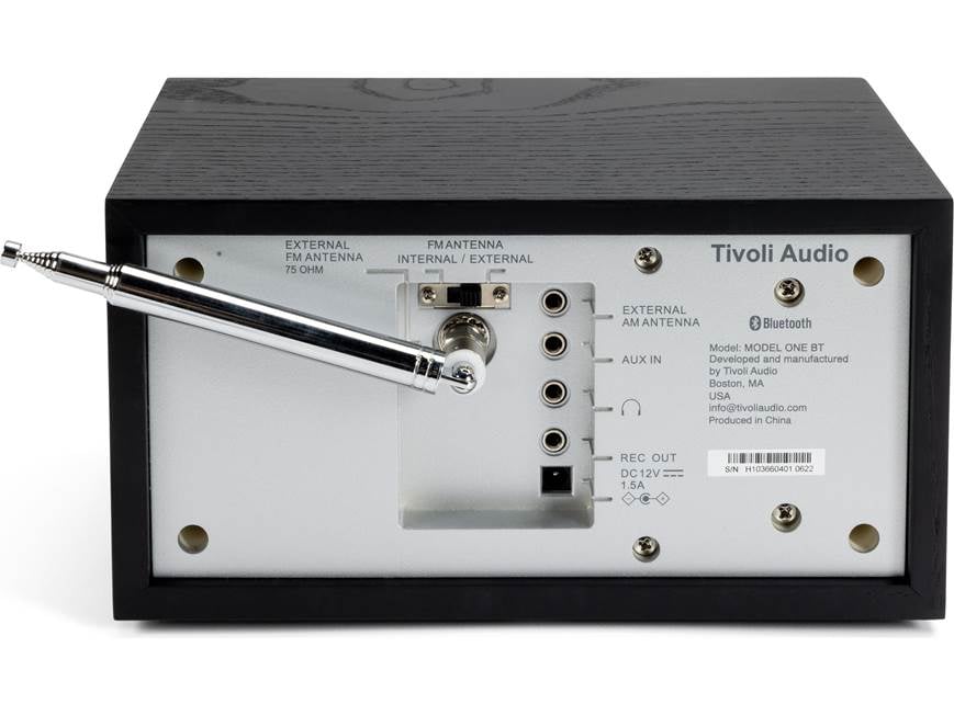 Tivoli Audio Model One® BT (Black/Silver) AM/FM radio with