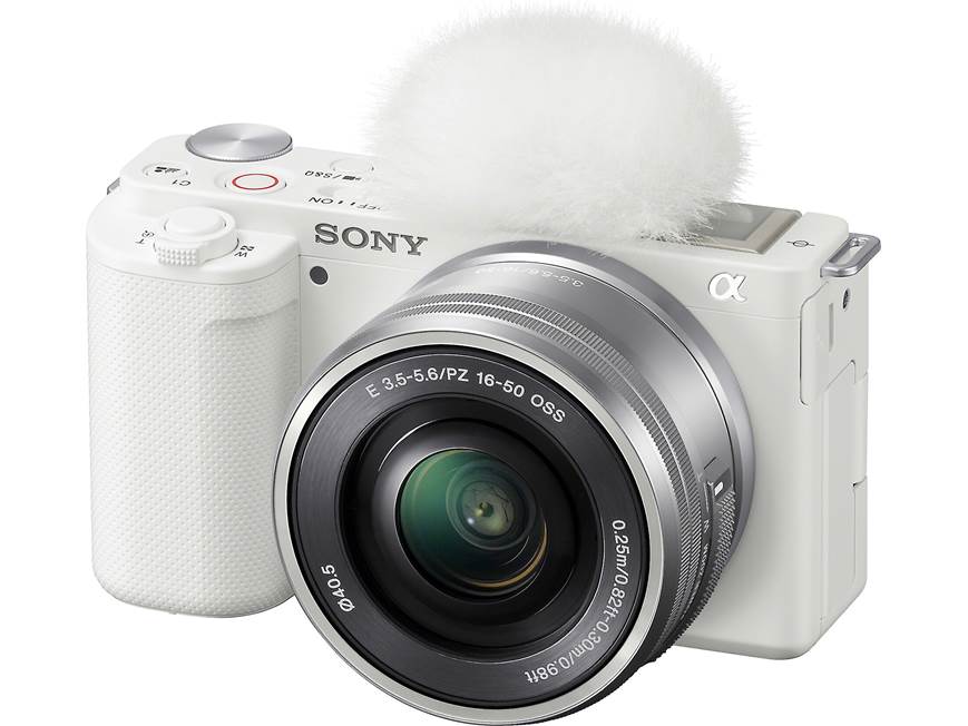 Sony Alpha ZV-E10 Vlog Camera Kit (White) 25-megapixel mirrorless