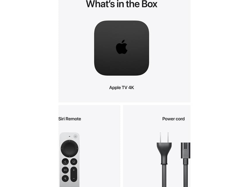 Apple TV 4K with Wi-Fi® and Ethernet (3rd generation) 4K Ultra HD