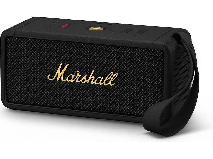 Marshall Middleton (Black and Brass) Waterproof portable Bluetooth