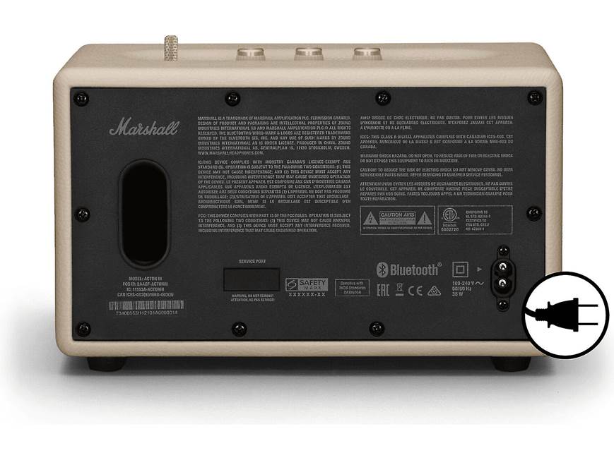 Marshall Acton III (Cream) Powered Bluetooth® speaker (Cream) at