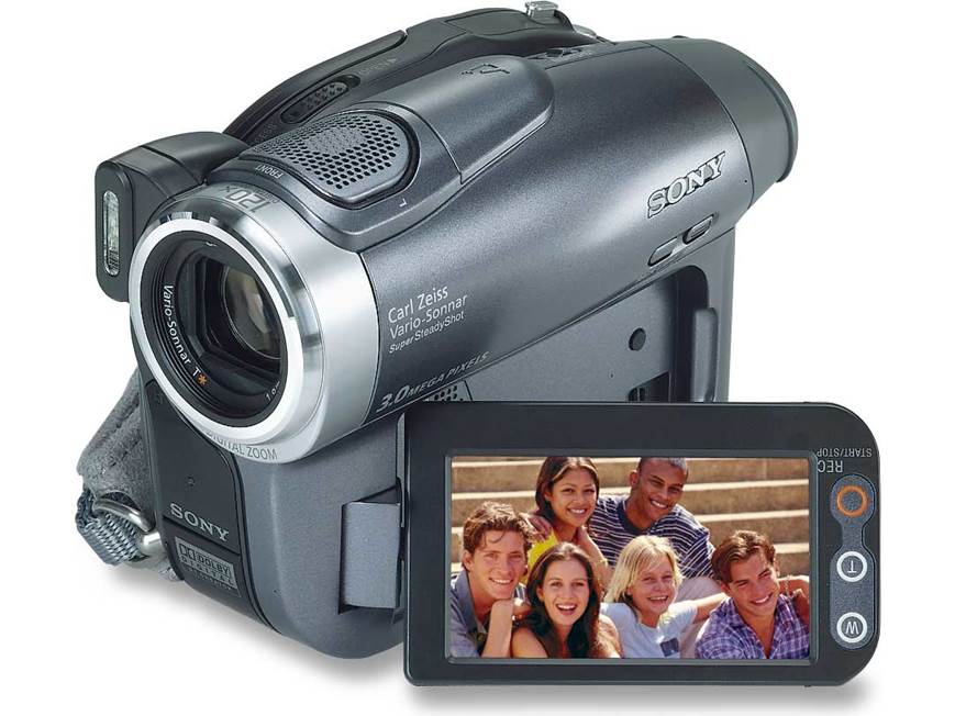 Sony DCR-DVD403 DVD camcorder at Crutchfield