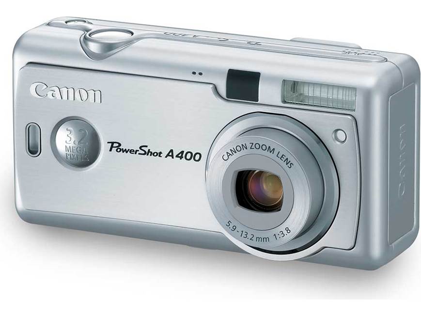 Canon PowerShot A400 (Silver) 3.2-megapixel digital camera (Silver