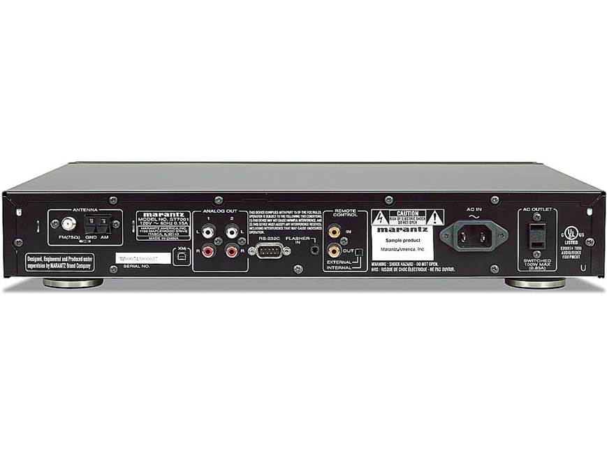 Marantz ST7001 XM Ready AM/FM home tuner at Crutchfield