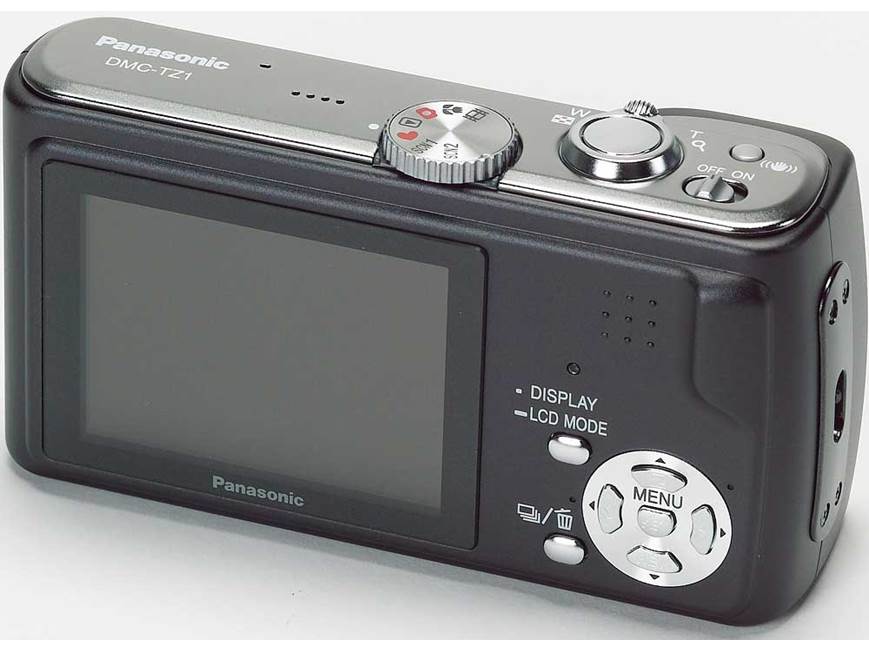 Panasonic Lumix® DMC-TZ1 (Black) 5-megapixel digital camera with