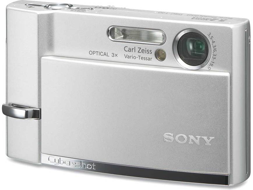 Sony DSC-T30 7.2-megapixel digital camera at Crutchfield