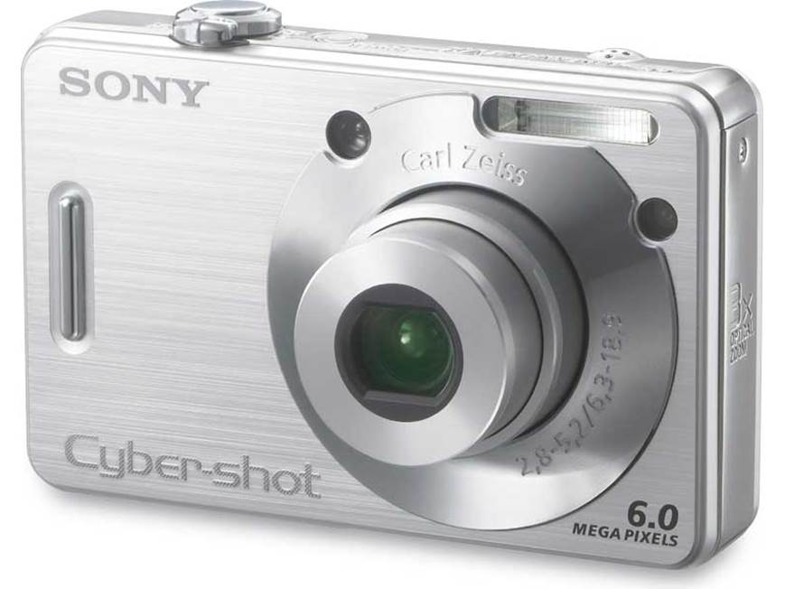 Sony Cyber-shot DSC-W50 6-megapixel digital camera at Crutchfield