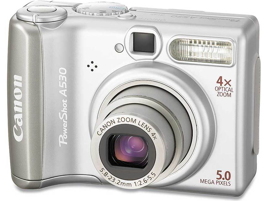 Canon PowerShot A530 5-megapixel digital camera at Crutchfield