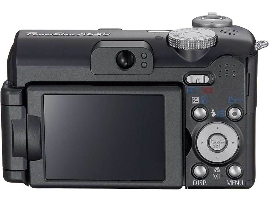 Canon PowerShot A640 10-megapixel digital camera at Crutchfield