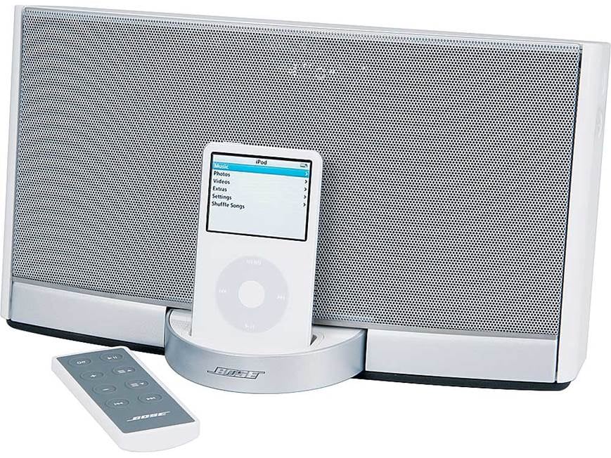 Bose® SoundDock® Portable digital music system (Gloss White) for