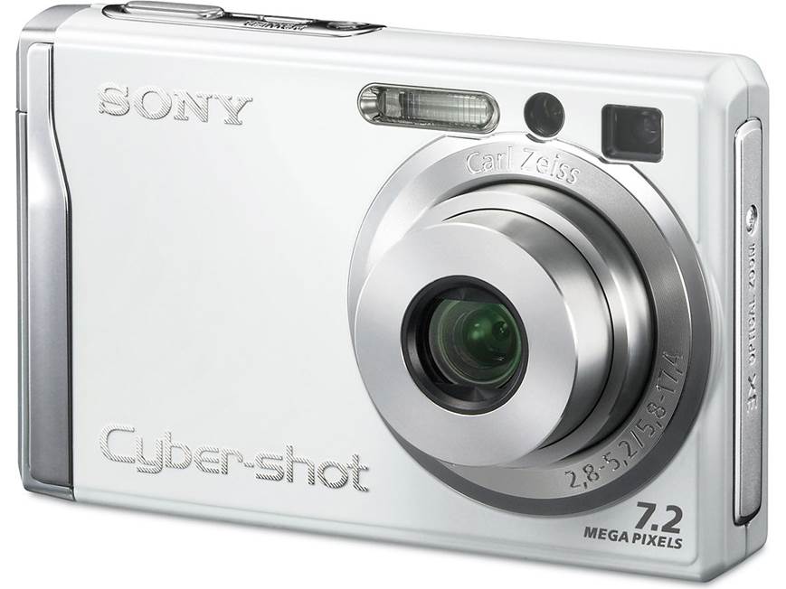 Sony Cyber-shot DSC-W80 (Silver) 7.2-megapixel digital camera