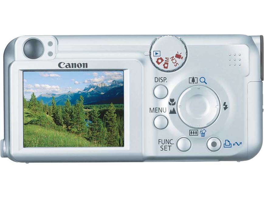 Canon PowerShot A460 5-megapixel digital camera at Crutchfield