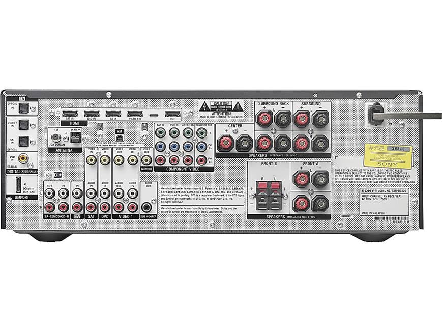 Sony STR-DG820 Home theater receiver with HDMI switching at